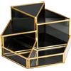 SLHEQING Organizer Trucchi, Porta trucchi in Nero, Porta Pennelli Make Up