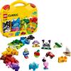 LEGO Classic Valigetta Creativa, Contenitore Mattoncini Colorati con Macchina...
