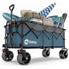 Sekey XXXL Carrello Spiaggia Ruote Grandi 300L 200KG, Carrello Pieghevole con...