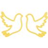 Nellie's Choice Fustella, Colombe, 4.5 x 9.5 cm Fustelle, per Creare Bigliett...