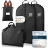 Bruce.® 2x Borsa Porta Abiti da Viaggio 100 x 60cm inkl 1x Sacchetto per Scar...