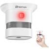 Heiman Mini Rilevatore di Fumo - Red Dot Design Award - Certificato TÜV EN 14...
