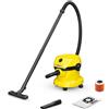 Kärcher aspiratore solidi liquidi WD 2 Plus V12/4/18/C, filtro a cartuccia, t...