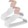 SONGMICS Grucce Appendiabiti Bambini, Set di 50 Grucce Salvaspazio con Ganci ...