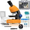 Bresser 8851310 Microscopio Junior 40 X 640 X con Accessori e Valigetta Rigida