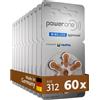 VARTA, 60 x Powerone p312 Hörgerätebatterie, Quecksilberfrei