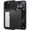 Spigen Cover Slim Armor CS Compatibile con iPhone 15 Pro Max Nero