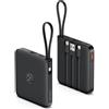 VRURC Power bank 10000mAh con 4 cavi integrati, 22.5W Batteria USB C a Ricari...