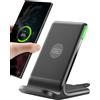 INIU Caricatore Wireless per iPhone, INIU 15W Stazione di Ricarica Wireless con Lu...