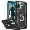 LeYi per Cover XiaoMi Redmi Note 10 4G/Redmi Note 10S con Vetro Temperato 2 P...