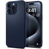 Spigen Cover Liquid Air Compatibile con iPhone 15 Pro Max Blu Notte