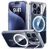 ESR Cover per iPhone 15 Pro con Cavalletto Magsafe, Custodia con Halolock, Pr...