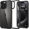Spigen Cover Ultra Hybrid Compatibile con iPhone 15 Pro Max Nero Opaco
