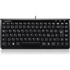 Perixx PERIBOARD407 Tastiera Piccola USB cablata, Tipo Chiclet, Ultra Sottile...