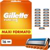 Gillette Fusion5 Lamette di Ricambio per Rasoio da Uomo, 16 Lamette Di Ricamb...