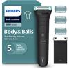 Philips Bodygroom Serie 5000 Rifinitore per uomo con Sistema a tripla protez...