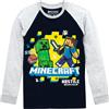 MINECRAFT Maglietta a Manica Lunga Ragazzi 910 Anni