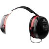 3M H540B412SV Cuffie Protettive, 35 dB, Rosso/Nero