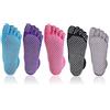 XLKJ 5 Paia di Calzini Antiscivolo con Dita,Yoga,Pilates,Balletto Calze per D...