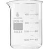 Borostar Bicchiere Boro 3.3, forma bassa con graduazione e beccuccio, 2000 ml