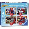 Ravensburger Puzzle Bambini 3 Anni 4 in a box, Spiderman Puzzle 3 Anni, Col...