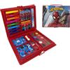 CARTOON Valigetta con colori per bambini Spiderman Marvel set 65 pezzi di colori e ca...