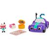 DREAMWORKS GABBY'S DOLLHOUSE Gabby's Dollhouse, La macchina di Carlita con personaggio Pandi Panda e acces...
