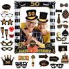 Flintronic Photo Booth Compleanno Accessori, Photo Booth Props, Carta Foto De...