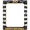 Andiker Cornice gonfiabile in oro nero Happy Birthday Photo Booth accessori d...