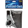 Idena 8040007 Set da polizia, pistola, fondina e manette, set da gioco, fest...