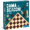 Clementoni Dama e Scacchi in Legno, Gioco da Tavolo Ragazzi 6+ Anni e Adulti...
