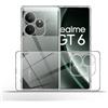 Captor Cover Trasparente per Realme GT6 / GT 6T, Custodia TPU in Silicone Fle...