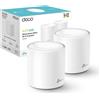 TP-Link TP Link Deco X1500(2 pack) Router WiFi 6 Mesh AX1500Mbps 2 Porte AX1500 WiFi 6