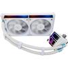 TR-Thermalright Frozen Infinity 240 Bianco Liquido CPU Cooler, Radiatore AIO da