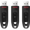 SanDisk Ultra Chiavetta USB 3.0 da 32 GB fino a 130 MB/sec 3 32GB Triple Pack