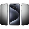 3 Pezzi Pellicola Opaca per Iphone 13 / Iphone 13 Pro Privacy Vetro Temperato An