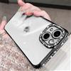 Custodia per Iphone 13 Pro, in Silicone Con Glitter Trasparente, Protezione TPU,