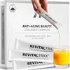 RevitalTrax Collagene e acido ialuronico polvere 30 bustine con Collagene Verisol® 5000 ...