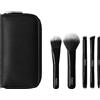 KIKO Milano Travel Brush Set, Pochette Da Viaggio Con 5 Pennelli Professionali