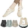 Sunolkie Antiscivolo Pilates Yoga Calze per Donna 5 Dita Calzini Yoga Grip Ca...