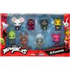 BANDAI Miraculous Confezione di 8 Kwami - Collezione di Minifigure Set con...