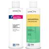 TIS farmaceutic Kit Completo Cura Cuoio Capelluto Shampoo Urea 10% per Psoriasi & Dermatite S...
