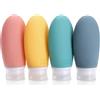 Opret Bottiglie da Viaggio 100ml in Silicone, 4 Pezzi Kit Contenitori da Viag...