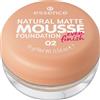 Essence Cosmetics essence Fondotinta NATURAL MATTE MOUSSE finish opaco 16g