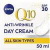 NIVEA Q10 Crema da giorno antirughe Power Protecting SPF 30 50 ml, crema viso...