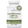 Bandini® GLUCOMANNANO FORTE 4.200 mg per Dose Giornaliera, 240 CAPSULE, Arric...