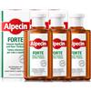 Alpecin Medicinal FORTE Tonico 3 x 200 ml Efficace contro forfora e caduta ...
