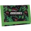 Minecraft Portafoglio a tre tasche verde TNT per bambini