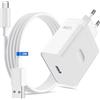 YuSailng 120W SUPERVOOC Caricatore Rapido con Cavo USB C 2M per OPPO Find X5 X3 2 Neo ...