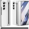 BaiFu Per Samsung Galaxy Z Fold 5 Custodia con Supporto per S Pen, Con Pellicola Pr...